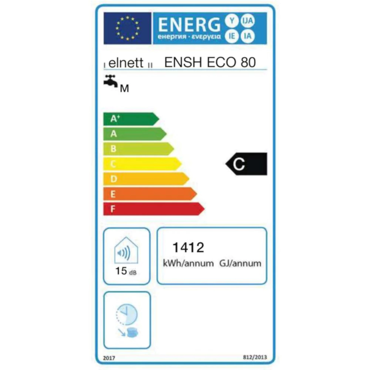 Elnett ENSH ECO 80 Elektromos bojler 238814