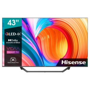 Hisense 4K Ultra HD Smart QLED televízió, 107 cm (43A7GQ)