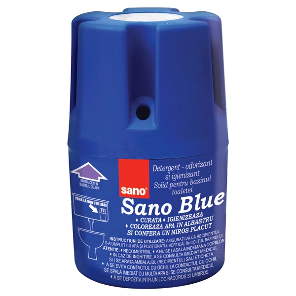 Sanobon tartályba helyezhető WC tisztító illatosító kék
