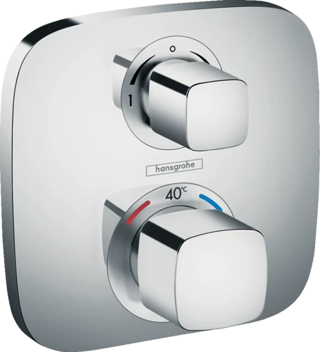 Hansgrohe Ecostat E falsík alatti termosztátos csaptelep 2 fogyasztóhoz (15708000)