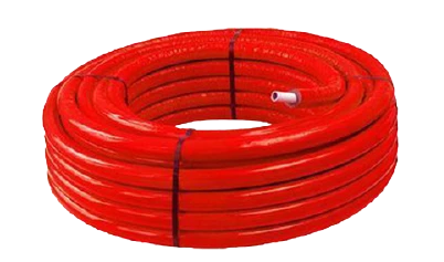  Ape szigetelt ötrétegű alubetétes cső 20X2 mm-es PE-RT (Piros)
