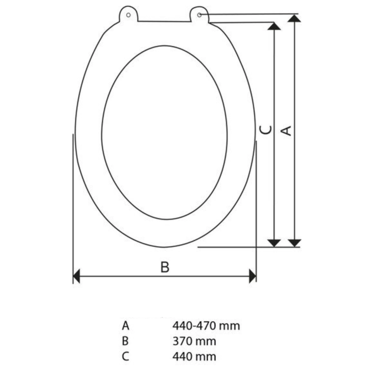 Aqualine Pálma WC ülőke (HY-S351)