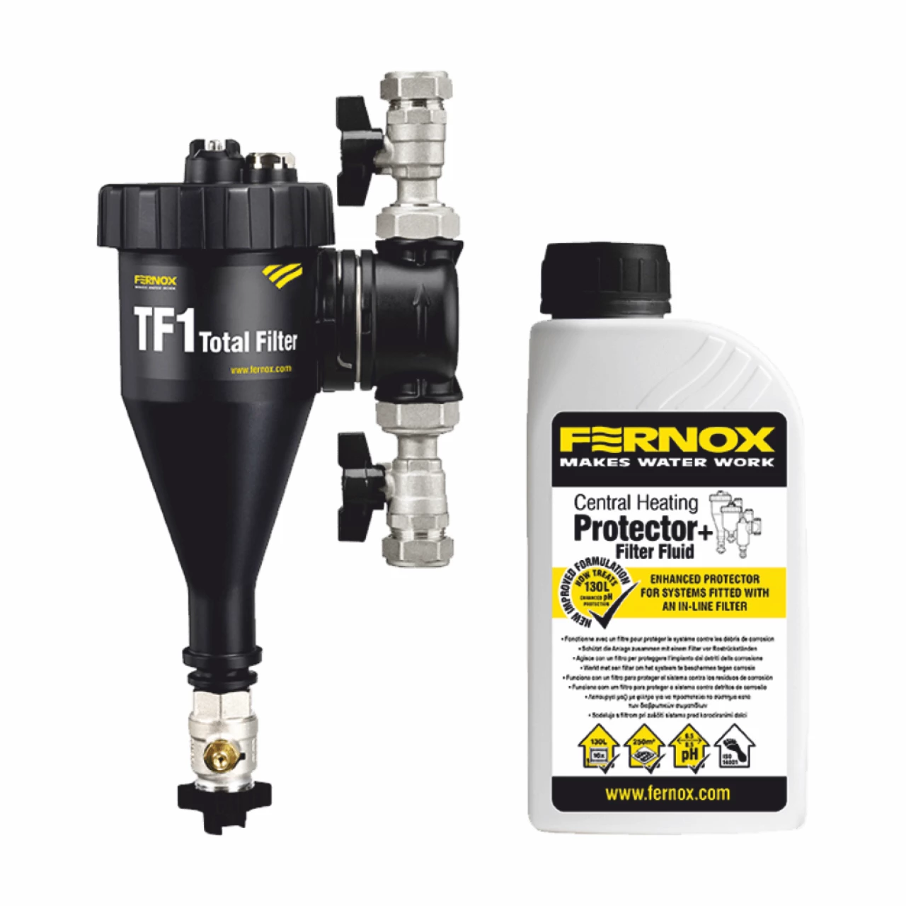 Fernox TF1 Total filter mágneses iszapleválasztó 22 mm 59256