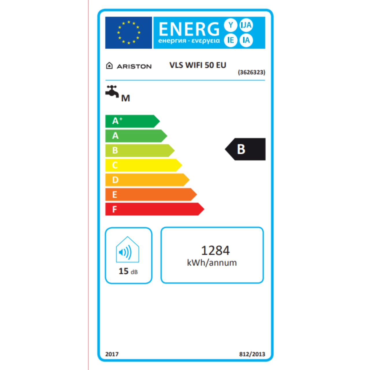 Ariston Velis Evo Wifi 50 EU ErP Elektromos vízmelegítő (3626323)
