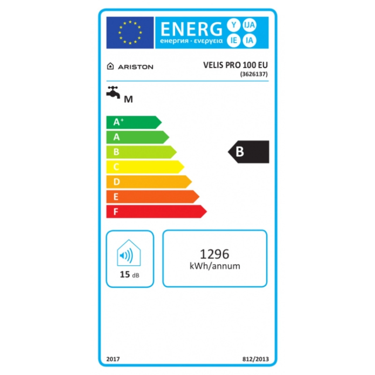 Ariston Velis Pro 100 EU Elektromos vízmelegítő (3626137)