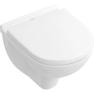 VILLEROY & BOCH O.Novo perem nélküli fali WC lecsapodásgátló WC ülőkével 5688HR01