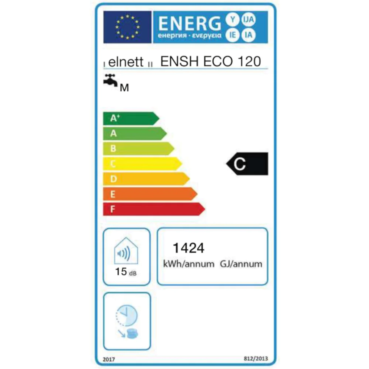 Elnett ENSH ECO 120 Elektromos bojler 238815