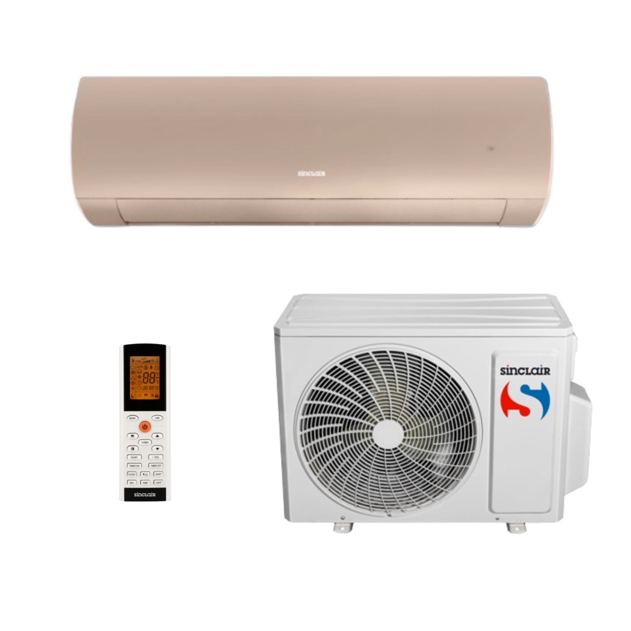 Sinclair TERREL COLOR - SIH+SOH-09BIT/C Inverteres Split klíma 2,7 kW – (pezsgő)